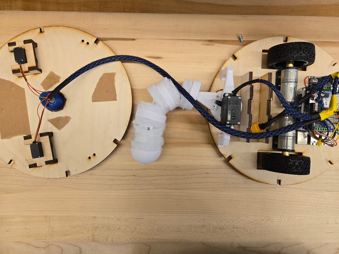 Fox-Bot wires in wire sleeve